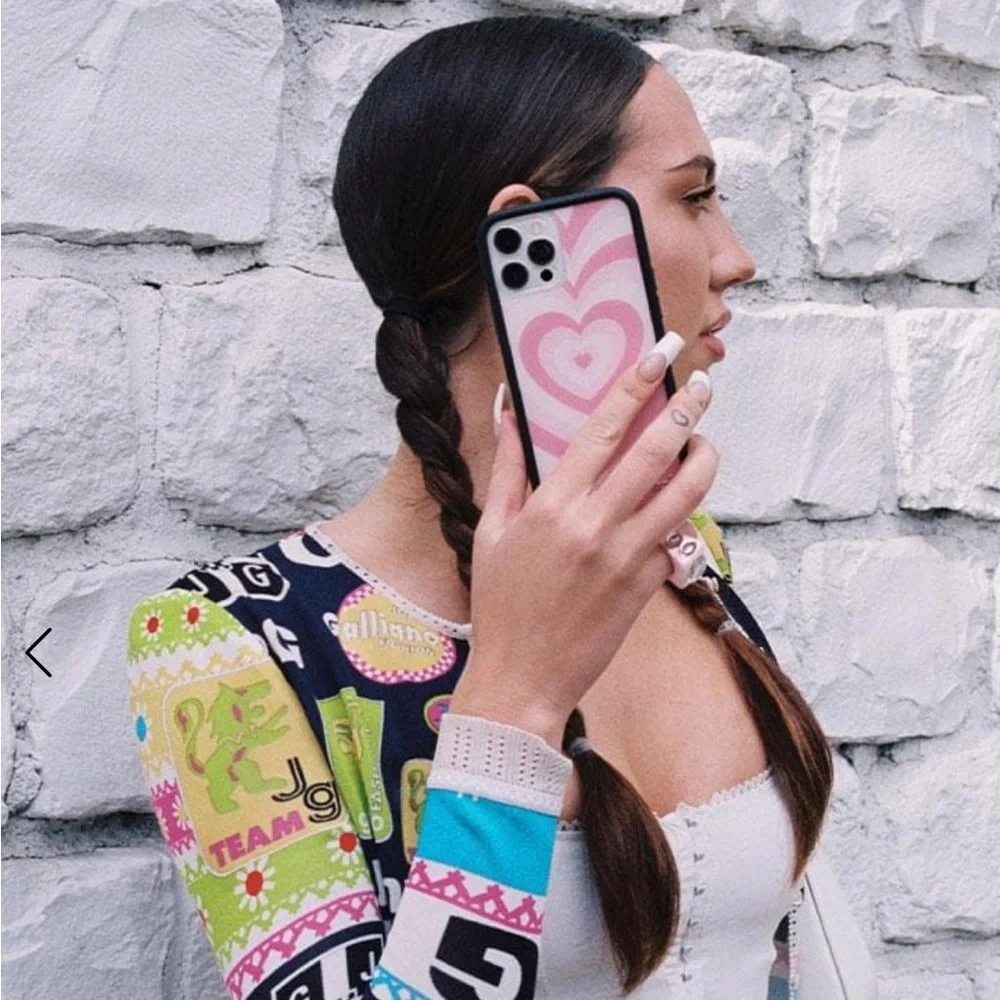 Wildflower rose latte iPhone 12 case